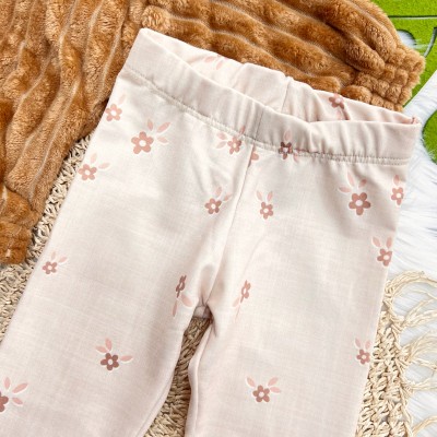 Conj. Jaqueta de Pelinho e Calça Legging Ursinhas - Marrom e Areia